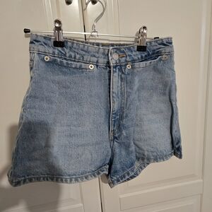 Zara Light Blue Jean Shorts